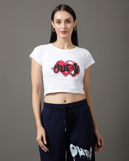 Ouro Luv Crop top tee