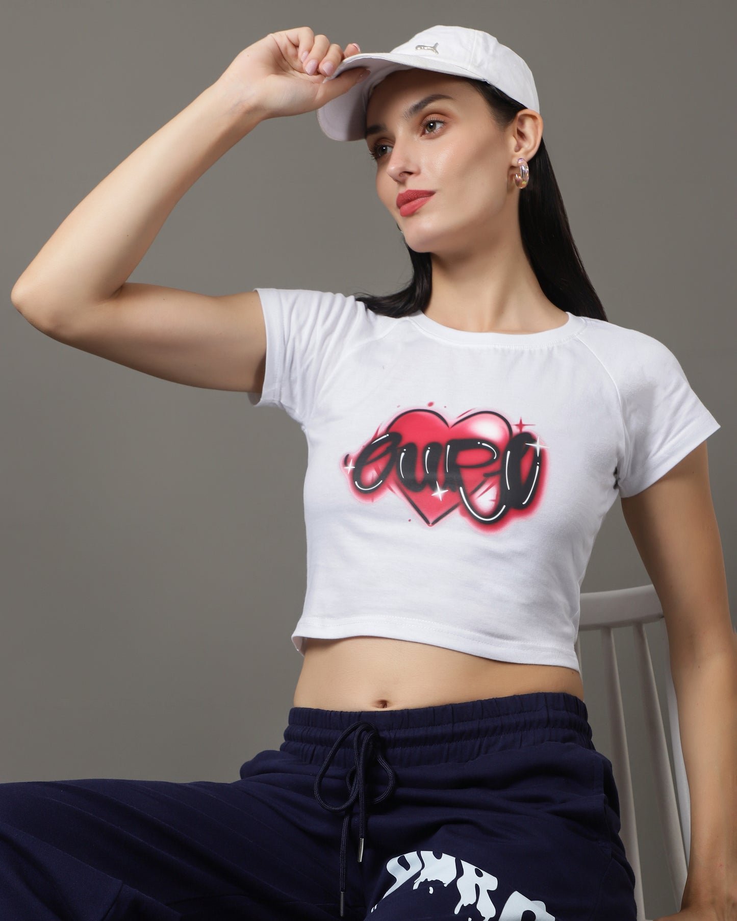 Ouro Luv Crop top tee