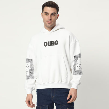 Ouro paisley hoodie (Frost White)