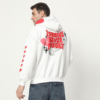 Fake Love Zip-Up hoodie (Frost White)
